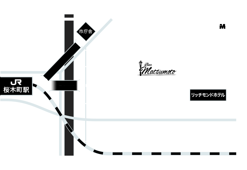 桜木町駅方面からのアクセス